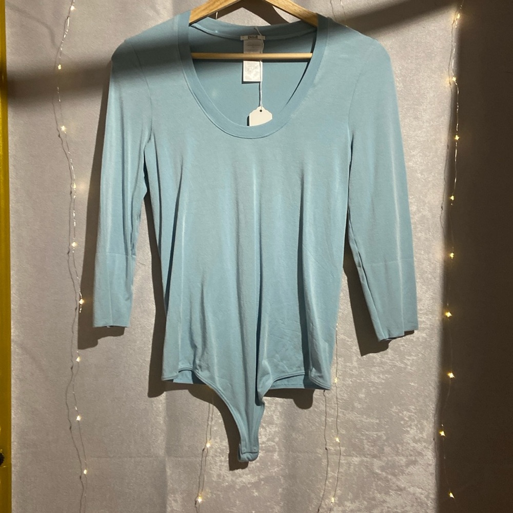 Wolford 3/4 sleeve body suit size Large